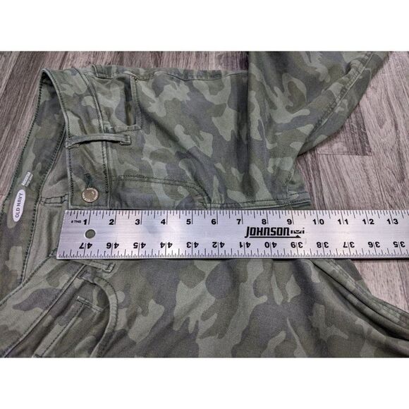(3/$35) Old Navy Womens Size 4 Camouflage Camo Rockstar Olive Green Skinny Jeans - Picture 9 of 10